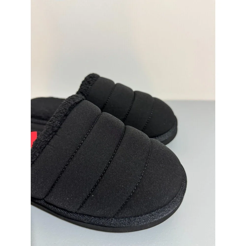 Wondershop Target Kid's  Unisex Slippers Slip On Black Medium 2-3